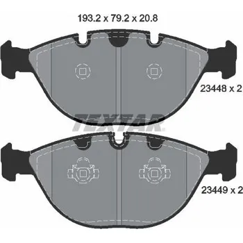 Brzdová destička Sada brzdových destiček, kotoučová brzda TEXTAR 2344801