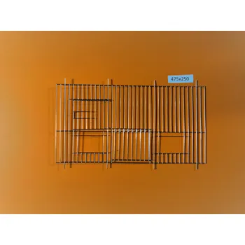 Větrací mřížka Mřížka stříbrná 475x250