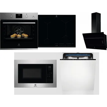 Set domácích spotřebičů ELECTROLUX KODGH70TX + ELECTROLUX EIV634 + ELECTROLUX LFV316K + ELECTROLUX EMS4253TEX + ELECTROLUX EES48200L