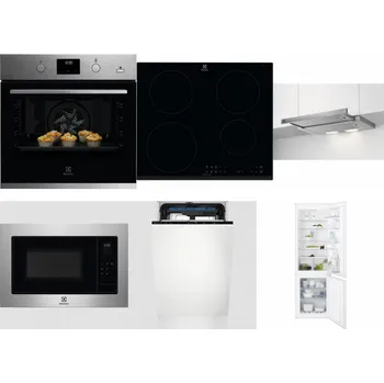 Set domácích spotřebičů ELECTROLUX KODGH70TX + ELECTROLUX LIR60430 + ELECTROLUX LFP326S + ELECTROLUX EMS4253TEX + ELECTROLUX EEM23100L + ELECTROLUX ENT6TF18S