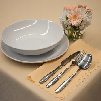 ubrus Nešpinivý / teflonový látkový ubrus UNI 3021 SVĚTLE ŽLUTÁ, průměr 160cm (kruh)