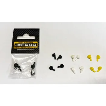 Příslušenství k autodráze Zrcátka na model Favorit Měřítko 1:28. 1x L + 1x P