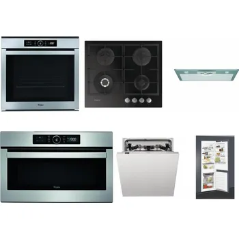 Set domácích spotřebičů WHIRLPOOL ABSOLUTE AKZM 8480 IX + WHIRLPOOL GOFL 629/NB + WHIRLPOOL AKR 650/1 IX + WHIRLPOOL ABSOLUTE AMW 730 IX + WHIRLPOOL WIC 3C33 PFE + WHIRLPOOL ART 65031