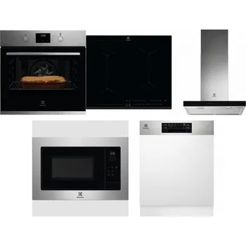 Set domácích spotřebičů ELECTROLUX KOFGH70TX + ELECTROLUX EIV634 + ELECTROLUX LFT766X + ELECTROLUX EMS4253TEX + ELECTROLUX EEM48300IX