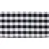 ubrus Glassor Kostkovaný běhoun na stůl bílý/černý 150 x 40 cm