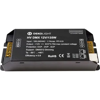 Příslušenství pro svítidlo Light Impressions KapegoLED napájení HV DMX 12V/135W konstantní napětí IP20 stmívatelné 12V DC 135,00 W 843274