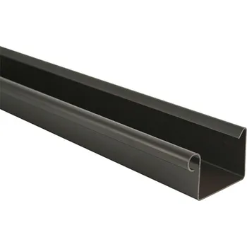 okap Lansanit Žlab okapový plastový hnědý hranatý RG 70, 2m