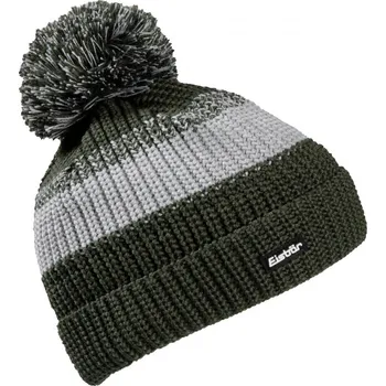 Čepice Čepice zimní Eisbär Mula Pompon MÜ Velikost: 53 olivová/šedá