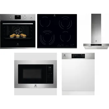 Set domácích spotřebičů ELECTROLUX KODGH70TX + ELECTROLUX EHF6343FOK + ELECTROLUX LFT426X + ELECTROLUX EMS4253TEX + ELECTROLUX EEM48300IX