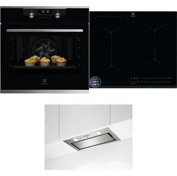 Set domácích spotřebičů ELECTROLUX KODDP77X + ELECTROLUX EIS62449 + ELECTROLUX LFG716X