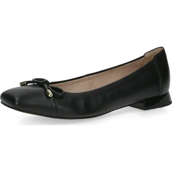 Dámské baleríny Dámská kožená balerína 9-9-22104-20-040 Caprice černá Barva: black softnap., Velikost: 42