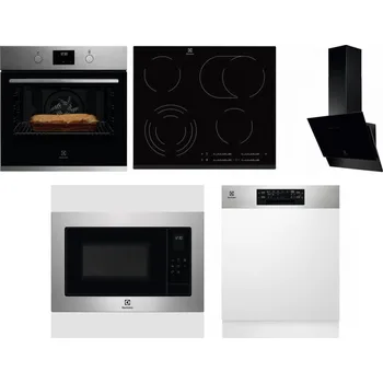 Set domácích spotřebičů ELECTROLUX KOFGH70TX + ELECTROLUX EHF6547FXK + ELECTROLUX LFV616K + ELECTROLUX EMS4253TEX + ELECTROLUX EEM48300IX
