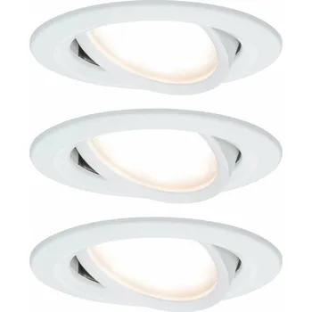 Svítidlo PAULMANN Vestavné svítidlo LED Nova kruhové 3x6,5W bílá mat nastavitelné 3-krokové-stmívatelné 934.85 P 93485