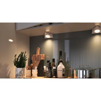 Bodové svítidlo PAULMANN Nábytkové svítidlo Clever Connect spot Trigo bílá mat 12V 2,1W měnitelná bílá 2.700-6.500K 999.59