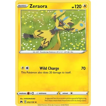 Karetní hra Zeraora 052/159 - Crown Zenith Typ karty: Non-Holo