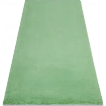 Koberec Eoshop Koberec BUNNY, zelená, imitace králíčí kožešiny (Velikost: 80x150 cm)