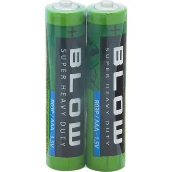 Baterie AAA (LR03) Zn-Cl BLOW Super Heavy Duty 2ks / shrink