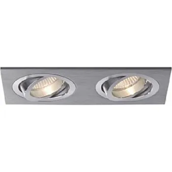 Bodové svítidlo BPM Vestavné svítidlo Aluminio Plata, kart.hliník 6LEDx3W, 230V 3012LED2.D40.3K