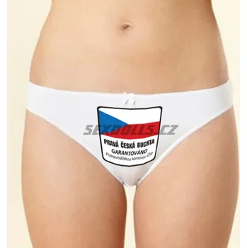 Ostatní Dámské kalhotky s potiskem - pravá česká buchta - XL