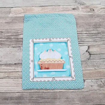 Látkový pytlík na dárky a drobnosti - Dortík