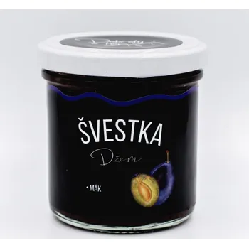 Dobroty z hor Džem Švestka - mák balení: 155g