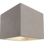 Light Impressions Kapego nástěnné přisazené svítidlo Cube 220-240V AC/50-60Hz G9 1x max. 25,00 W 115 mm šedá 341183