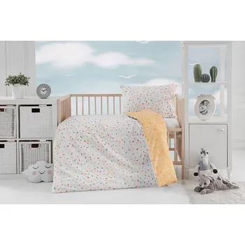 Bytový textil Matějovský Povlečení do postýlky WILLOW HONEY velikost:: 40x60cm + 100x135cm