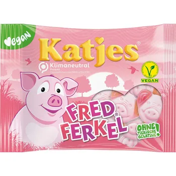 KATJES GUMOVÉ BONBÓNY PRASÁTKA 175g NĚMECKO!