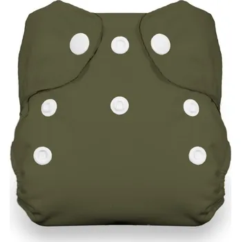 látková plena Thirsties Newborn AIO na PAT - Olive