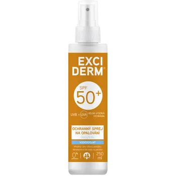 Přípravek na opalování SWISS MED Pharmaceuticals Exciderm Sun Protect ochranný sprej na opalování SPF 50+ 250 ml