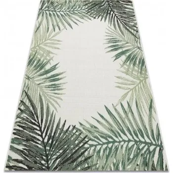 Koberec Eoshop Koberec COLOR 19435/062 SISAL Listy zelená JUNGLE (Velikost: 80x150 cm)