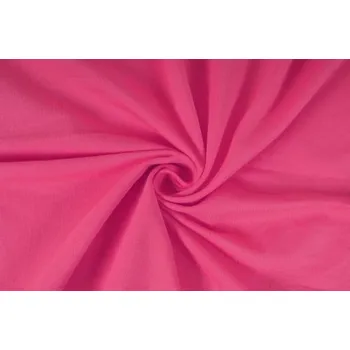 Teplákovina, nepočesaný elastický úplet, středně růžová, látky, metráž - AKCE - SLEVA 10%