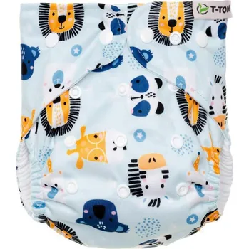 Plena T-tomi Kalhotková plena AIO - přebalovací set patentky Animals