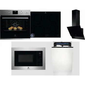 Set domácích spotřebičů ELECTROLUX KODGH70TX + ELECTROLUX LIR60433B + ELECTROLUX LFV616K + ELECTROLUX EMS4253TEX + ELECTROLUX EEM23100L