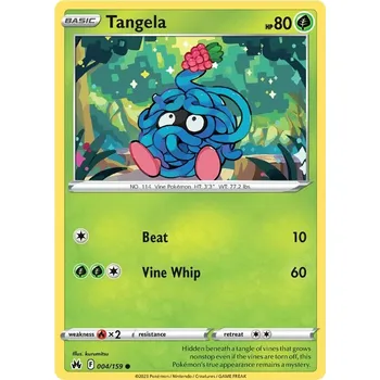 Sběratelská karetní hra Tangela 004/159 - Crown Zenith Typ karty: Non-Holo