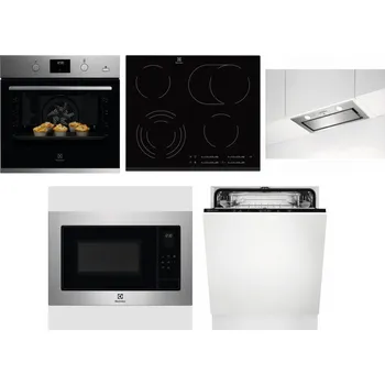 Set domácích spotřebičů ELECTROLUX KODGH70TX + ELECTROLUX EHF6547FXK + ELECTROLUX LFG716X + ELECTROLUX EMS4253TEX + ELECTROLUX EEA27200L