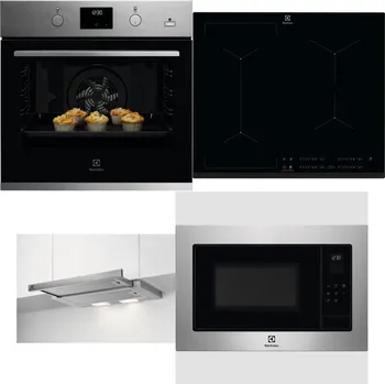 Set domácích spotřebičů ELECTROLUX KODGH70TX + ELECTROLUX EIV634 + ELECTROLUX LFP326S + ELECTROLUX EMS4253TEX