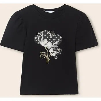 Chlapecké oblečení Dívčí triko Mayoral 6044 černé Rozměr: 167 (18 let)