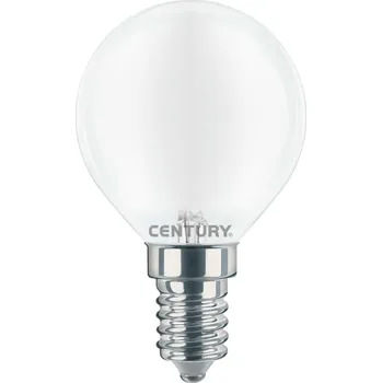 Žárovka CENTURY LED FILAMENT MINI GLOBE SATEN 4W E14 6000K 470Lm 360d 45x80mm IP20 CEN INSH1G-041460