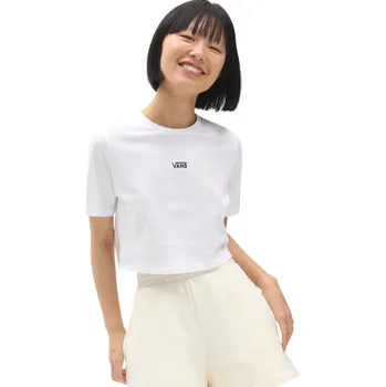 Dámské tričko Vans WM FLYING V CROP CREW SPORT Dámské tričko US L VN0A54QUWHT1