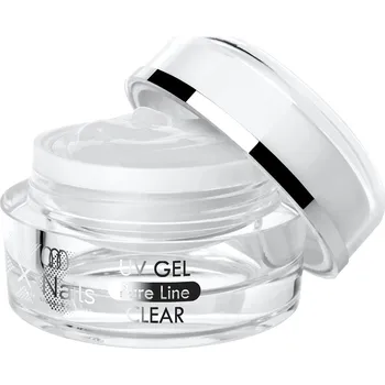 Jednofázový UV gel Pure line, 15ml – CLEAR GEL (extra čirý, jednofázový 3v1) (Jednofázový UV gel 3v1 pro gelovou modeláž)