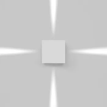 Venkovní osvětlení Artemide Effetto 14 čtverec 4 narrow beams šedá / bílá T42004NW00