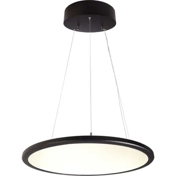 Light Impressions KapegoLED závěsné svítidlo LED Panel čiré kulaté 220-240V AC/50-60Hz 53,30 W 3000 K 5100 lm černá 342089