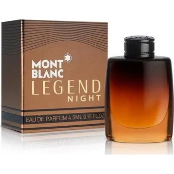 Pánský parfém Mont Blanc Mont Blanc Legend Night, Parfumovaná voda 4,5ml Pre mužov Parfumovaná voda