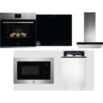 Set domácích spotřebičů ELECTROLUX KODGH70TX + ELECTROLUX EIS62449 + ELECTROLUX LFT766X + ELECTROLUX EMS4253TEX + ELECTROLUX EEM23100L
