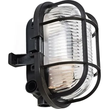 Deko-Light nástěnné a stropní svítidlo Syrma Oval černá 220-240V AC/50-60Hz E27 1x max. 42,00 W 170 černá 401012