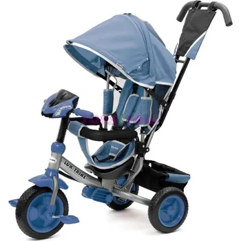 Dětská tříkolka Baby Mix Dětská tříkolka s LED světly Lux Trike - modrá