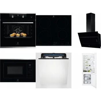 Set domácích spotřebičů ELECTROLUX KODEH70X + ELECTROLUX LIR60430 + ELECTROLUX LFV316K + ELECTROLUX LMS4253TMX + ELECTROLUX EES48200L + ELECTROLUX ENT6TF18S