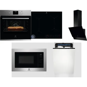 Set domácích spotřebičů ELECTROLUX KOFGH70TX + ELECTROLUX EIS62449 + ELECTROLUX LFV616K + ELECTROLUX EMS4253TEX + ELECTROLUX EEM23100L