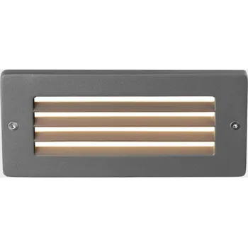 Bodové svítidlo KOHL-Lighting HUNTER zapuštěné svítidlo do zdi 195x100 mm tmavě šedá 7 W CRI 80 3000K Non-Dimm